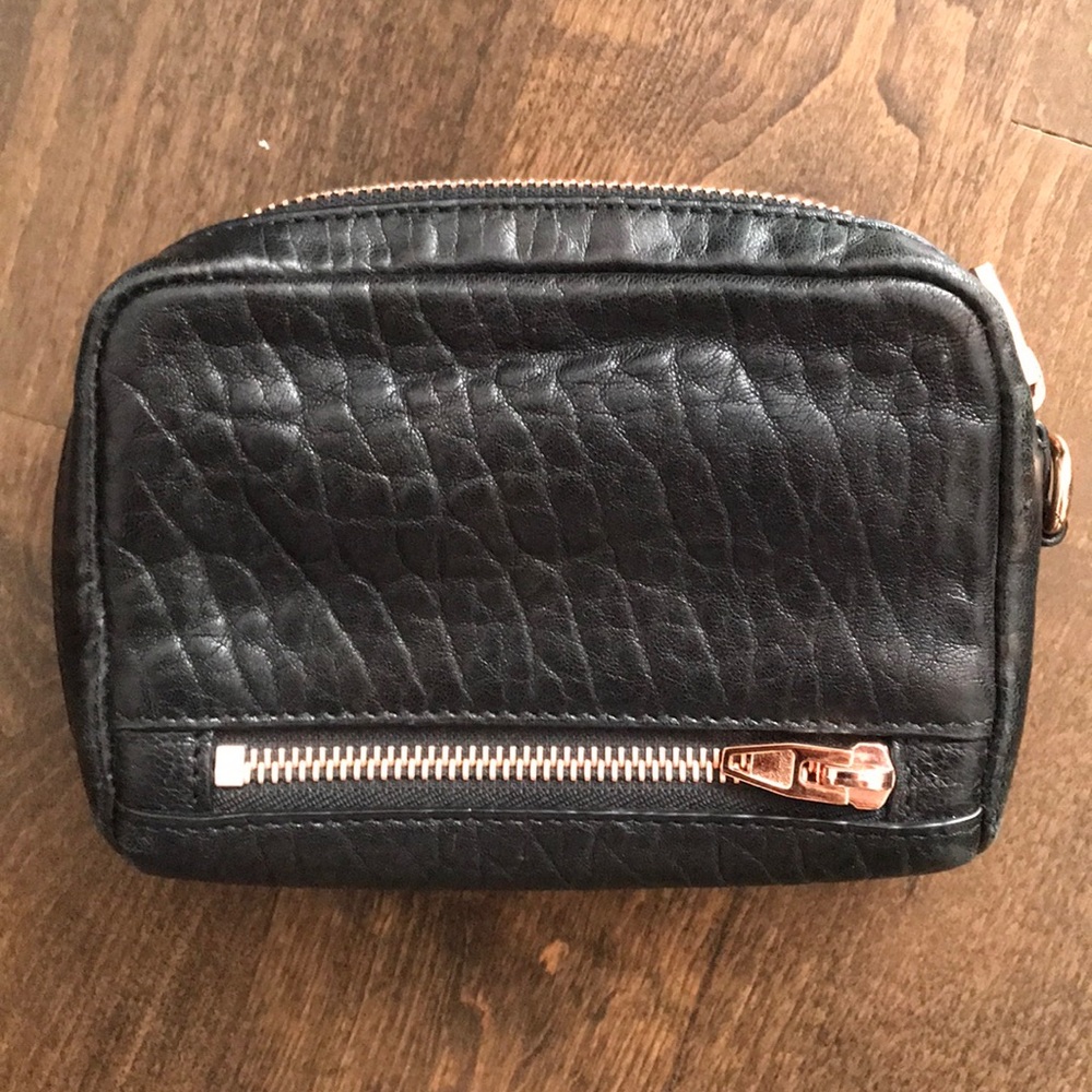 Alexander Wang lambskin wallet/pouch in rose gold